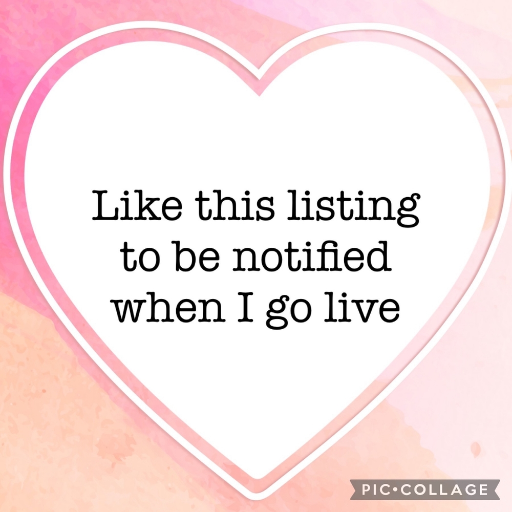 LIKE THIS LISTING FOR LIVE NOTIFICATION